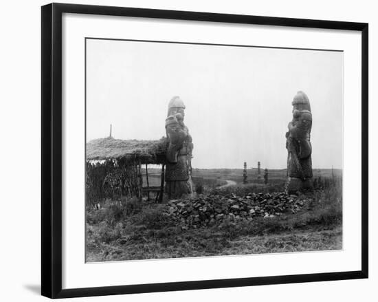 Stone Warriors Guarding Ming Tombs-null-Framed Photographic Print