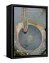 Stone Water Feature, Japan-David Poole-Framed Stretched Canvas