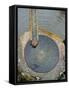 Stone Water Feature, Japan-David Poole-Framed Stretched Canvas