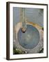 Stone Water Feature, Japan-David Poole-Framed Photographic Print