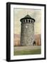 Stone Water Tower, Wilmington, Delaware-null-Framed Art Print