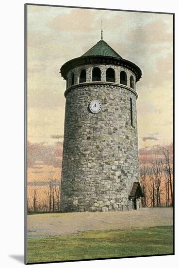 Stone Water Tower, Wilmington, Delaware-null-Mounted Art Print