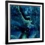 Stone with Blue and Green-Danielle Carson-Framed Art Print
