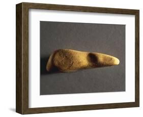 Stone with Engraved Figure of Man, from La Madeleine-null-Framed Giclee Print