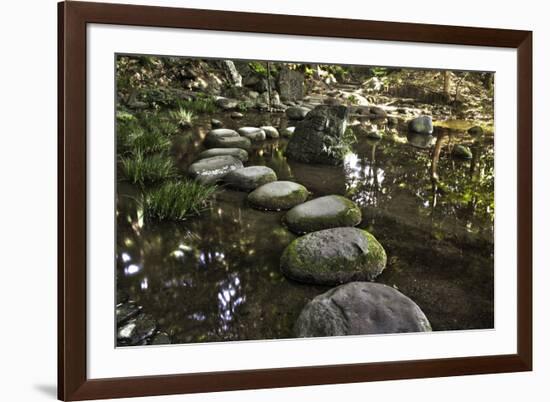 Stone Zen Path-Fyletto-Framed Photographic Print