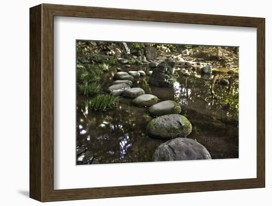 Stone Zen Path-Fyletto-Framed Photographic Print