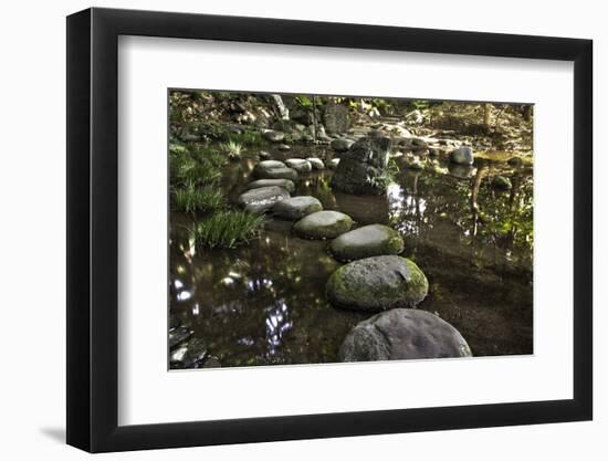 Stone Zen Path-Fyletto-Framed Photographic Print