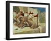 Stonecutters Oil on canvas.-Robert Sterl-Framed Giclee Print