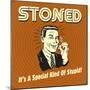 Stoned it's a Special Kind of Stupid!-Retrospoofs-Mounted Premium Giclee Print