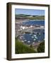Stonehaven Harbour and Bay from Harbour View, Stonehaven, Aberdeenshire, Scotland, UK, Europe-Mark Sunderland-Framed Photographic Print