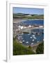 Stonehaven Harbour and Bay from Harbour View, Stonehaven, Aberdeenshire, Scotland, UK, Europe-Mark Sunderland-Framed Photographic Print