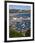 Stonehaven Harbour and Bay from Harbour View, Stonehaven, Aberdeenshire, Scotland, UK, Europe-Mark Sunderland-Framed Photographic Print