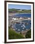 Stonehaven Harbour and Bay from Harbour View, Stonehaven, Aberdeenshire, Scotland, UK, Europe-Mark Sunderland-Framed Photographic Print