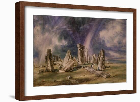 Stonehenge, 1835-John Constable-Framed Giclee Print