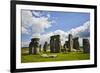 Stonehenge, A Megalithic Monument in England Built around 3000Bc-Veneratio-Framed Photographic Print