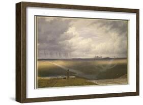 Stonehenge - a Showery Day-J. M. W. Turner-Framed Giclee Print