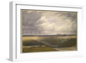 Stonehenge - a Showery Day-J. M. W. Turner-Framed Giclee Print