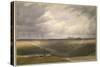 Stonehenge - a Showery Day-J. M. W. Turner-Stretched Canvas