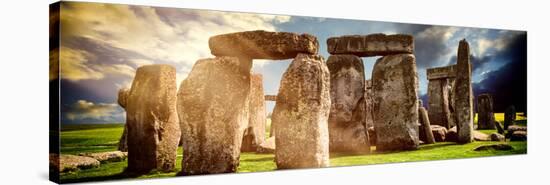 Stonehenge - Abstract of Stones - Wiltshire - UK - England - United Kingdom - Europe-Philippe Hugonnard-Stretched Canvas