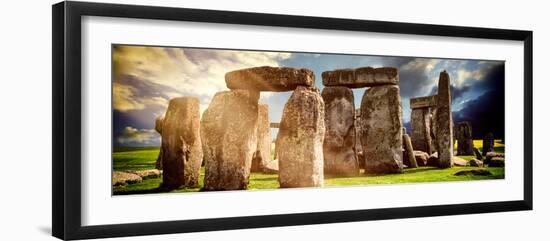 Stonehenge - Abstract of Stones - Wiltshire - UK - England - United Kingdom - Europe-Philippe Hugonnard-Framed Premium Photographic Print