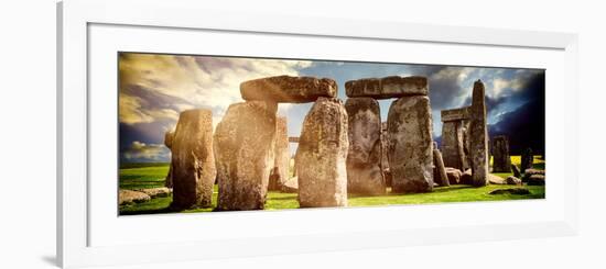 Stonehenge - Abstract of Stones - Wiltshire - UK - England - United Kingdom - Europe-Philippe Hugonnard-Framed Photographic Print