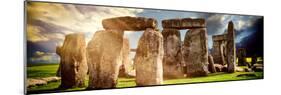 Stonehenge - Abstract of Stones - Wiltshire - UK - England - United Kingdom - Europe-Philippe Hugonnard-Mounted Photographic Print