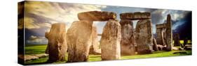 Stonehenge - Abstract of Stones - Wiltshire - UK - England - United Kingdom - Europe-Philippe Hugonnard-Stretched Canvas