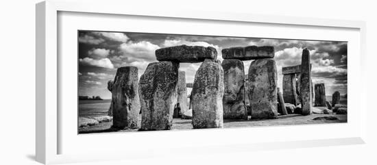 Stonehenge - Abstract of Stones - Wiltshire - UK - England - United Kingdom - Europe-Philippe Hugonnard-Framed Photographic Print