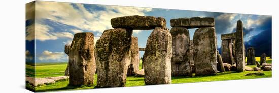 Stonehenge - Abstract of Stones - Wiltshire - UK - England - United Kingdom - Europe-Philippe Hugonnard-Stretched Canvas