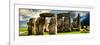 Stonehenge - Abstract of Stones - Wiltshire - UK - England - United Kingdom - Europe-Philippe Hugonnard-Framed Photographic Print