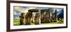 Stonehenge - Abstract of Stones - Wiltshire - UK - England - United Kingdom - Europe-Philippe Hugonnard-Framed Photographic Print