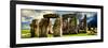 Stonehenge - Abstract of Stones - Wiltshire - UK - England - United Kingdom - Europe-Philippe Hugonnard-Framed Photographic Print