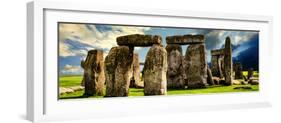 Stonehenge - Abstract of Stones - Wiltshire - UK - England - United Kingdom - Europe-Philippe Hugonnard-Framed Photographic Print