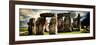 Stonehenge - Abstract of Stones - Wiltshire - UK - England - United Kingdom - Europe-Philippe Hugonnard-Framed Photographic Print