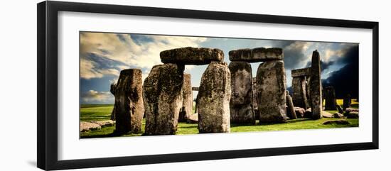 Stonehenge - Abstract of Stones - Wiltshire - UK - England - United Kingdom - Europe-Philippe Hugonnard-Framed Photographic Print