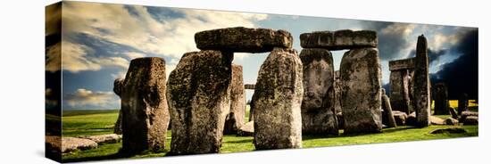 Stonehenge - Abstract of Stones - Wiltshire - UK - England - United Kingdom - Europe-Philippe Hugonnard-Stretched Canvas