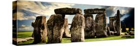 Stonehenge - Abstract of Stones - Wiltshire - UK - England - United Kingdom - Europe-Philippe Hugonnard-Stretched Canvas