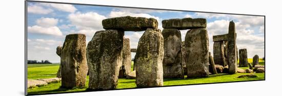 Stonehenge - Abstract of Stones - Wiltshire - UK - England - United Kingdom - Europe-Philippe Hugonnard-Mounted Photographic Print