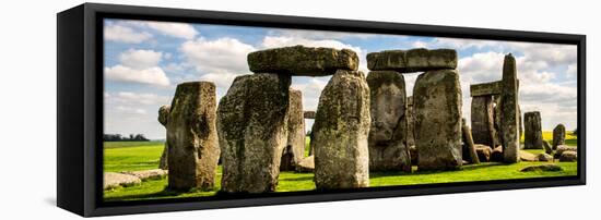 Stonehenge - Abstract of Stones - Wiltshire - UK - England - United Kingdom - Europe-Philippe Hugonnard-Framed Stretched Canvas