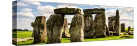 Stonehenge - Abstract of Stones - Wiltshire - UK - England - United Kingdom - Europe-Philippe Hugonnard-Stretched Canvas