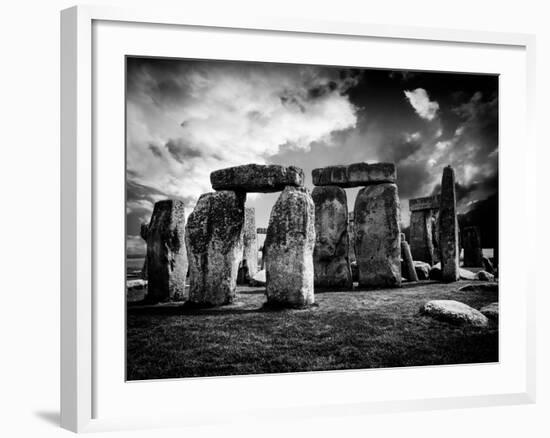 Stonehenge - Abstract of Stones - Wiltshire - UK - England - United Kingdom - Europe-Philippe Hugonnard-Framed Photographic Print