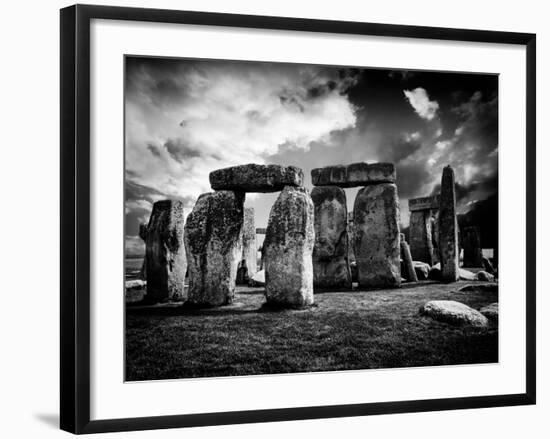 Stonehenge - Abstract of Stones - Wiltshire - UK - England - United Kingdom - Europe-Philippe Hugonnard-Framed Photographic Print