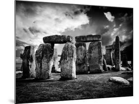 Stonehenge - Abstract of Stones - Wiltshire - UK - England - United Kingdom - Europe-Philippe Hugonnard-Mounted Photographic Print