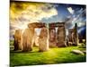 Stonehenge - Abstract of Stones - Wiltshire - UK - England - United Kingdom - Europe-Philippe Hugonnard-Mounted Photographic Print