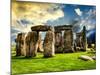 Stonehenge - Abstract of Stones - Wiltshire - UK - England - United Kingdom - Europe-Philippe Hugonnard-Mounted Photographic Print