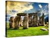 Stonehenge - Abstract of Stones - Wiltshire - UK - England - United Kingdom - Europe-Philippe Hugonnard-Stretched Canvas