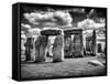 Stonehenge - Abstract of Stones - Wiltshire - UK - England - United Kingdom - Europe-Philippe Hugonnard-Framed Stretched Canvas