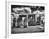 Stonehenge - Abstract of Stones - Wiltshire - UK - England - United Kingdom - Europe-Philippe Hugonnard-Framed Photographic Print