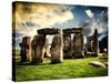 Stonehenge - Abstract of Stones - Wiltshire - UK - England - United Kingdom - Europe-Philippe Hugonnard-Stretched Canvas