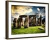 Stonehenge - Abstract of Stones - Wiltshire - UK - England - United Kingdom - Europe-Philippe Hugonnard-Framed Photographic Print